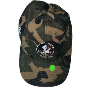 FSU camo hat adjustable‎ oht captive hats